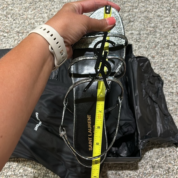 Yves Saint Laurent Logo Sandals - Picture 8 of 8